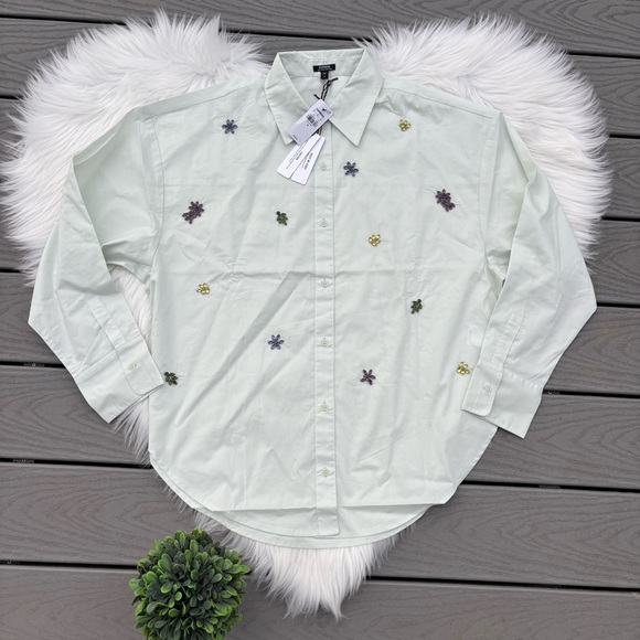 Express Embellished Portofino Button Down